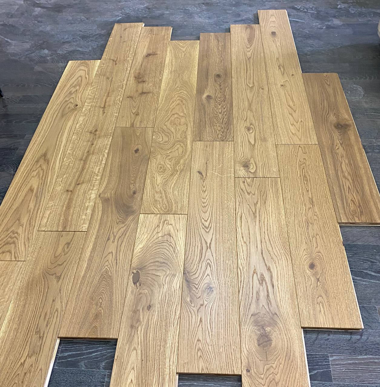 Инженерная доска Eparket Дуб Buckwheat рустик лак 600-1500×130×15